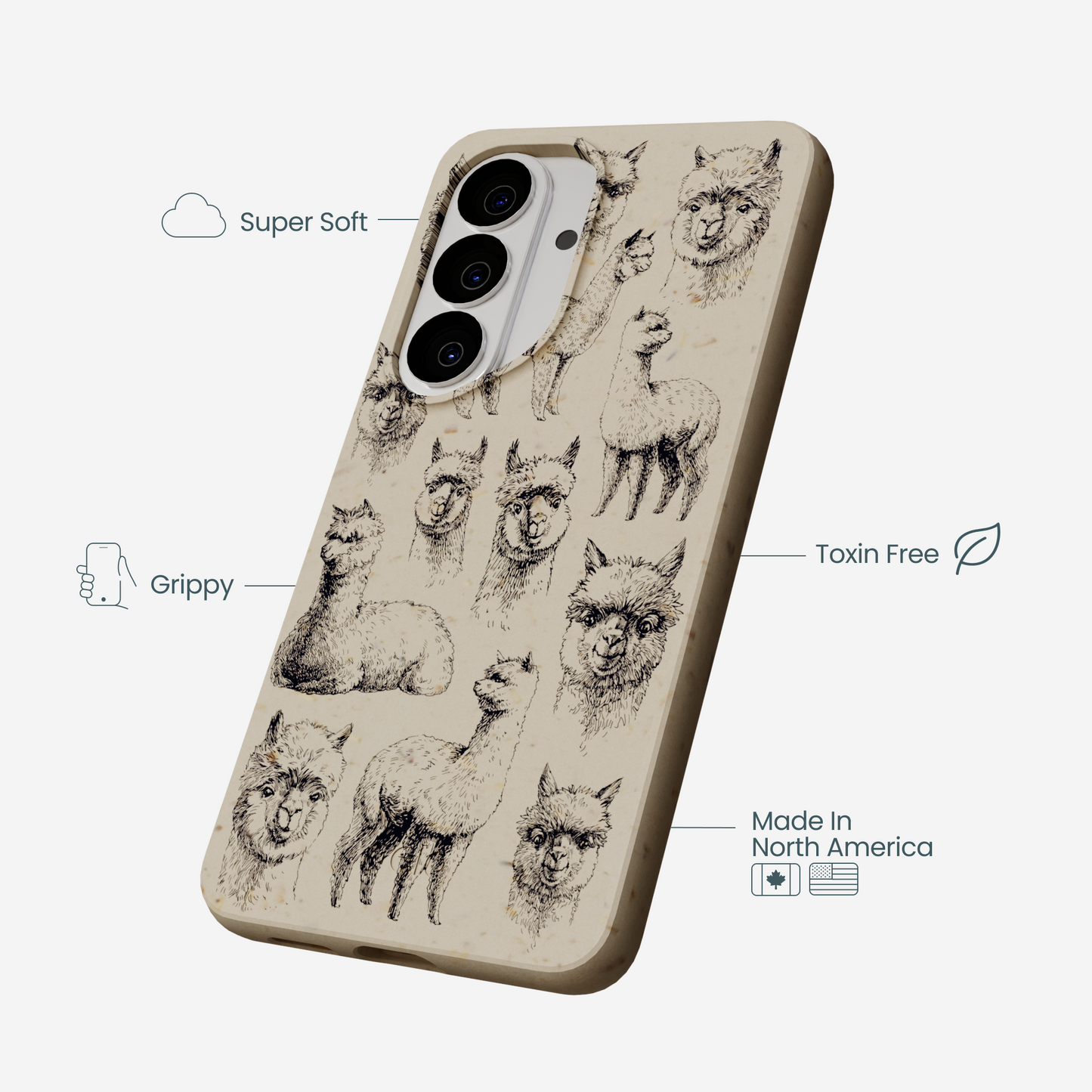 London Fog Spitting Llama Samsung Galaxy S26 Case