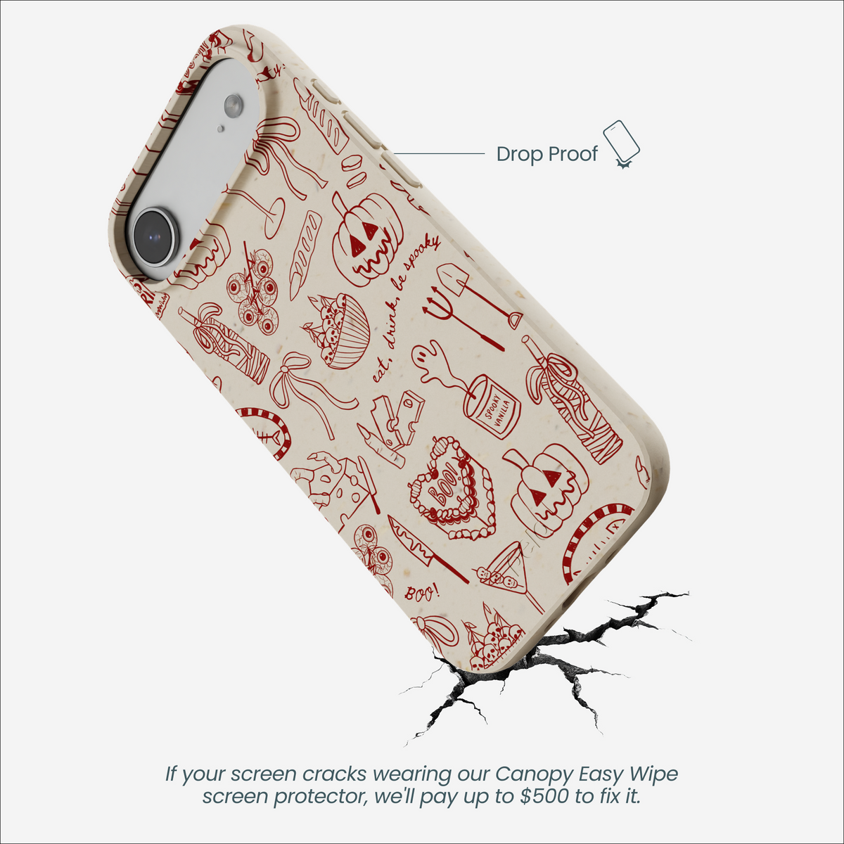 London Fog Spooky Dinner Party iPhone Air Case