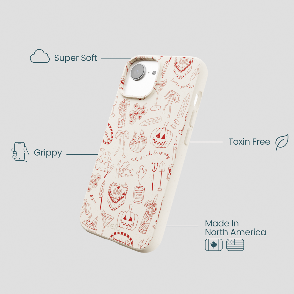 London Fog Spooky Dinner Party iPhone 16e/17e Case