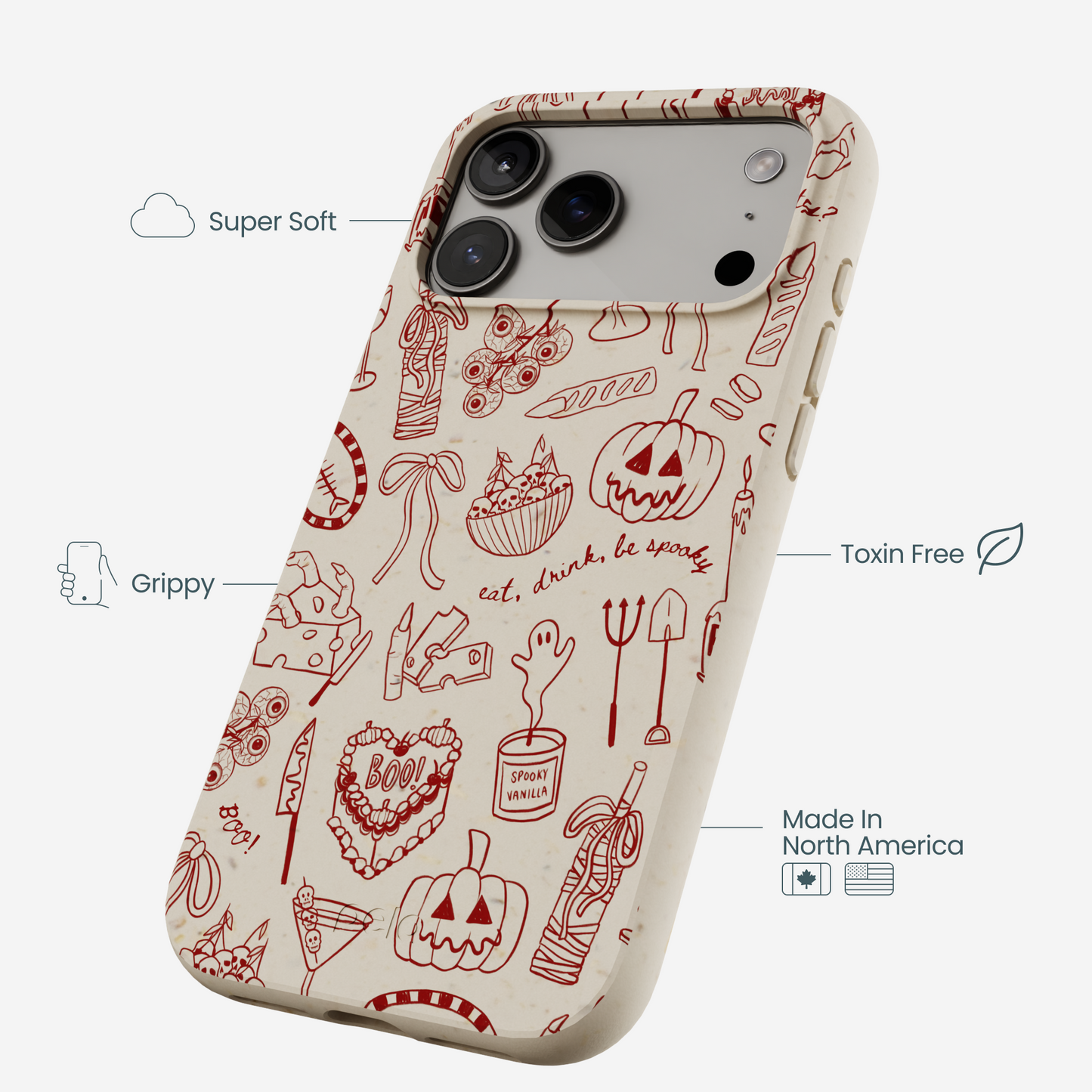 London Fog Spooky Dinner Party iPhone 17 Pro Max Case