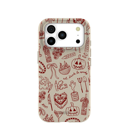 London Fog Spooky Dinner Party iPhone 17 Pro Case
