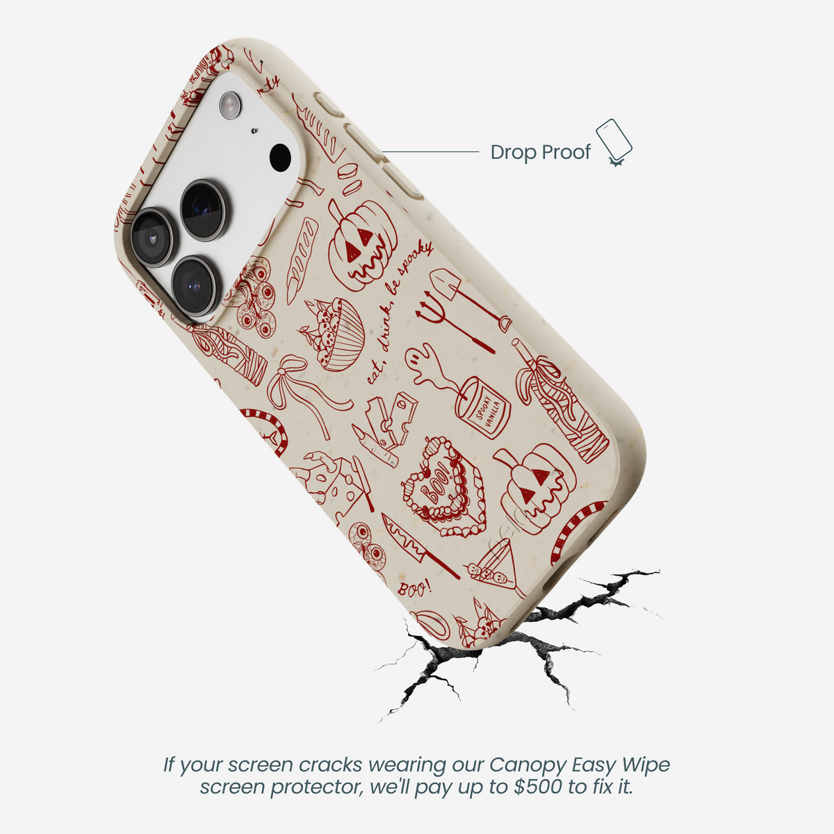 London Fog Spooky Dinner Party iPhone 17 Pro Case
