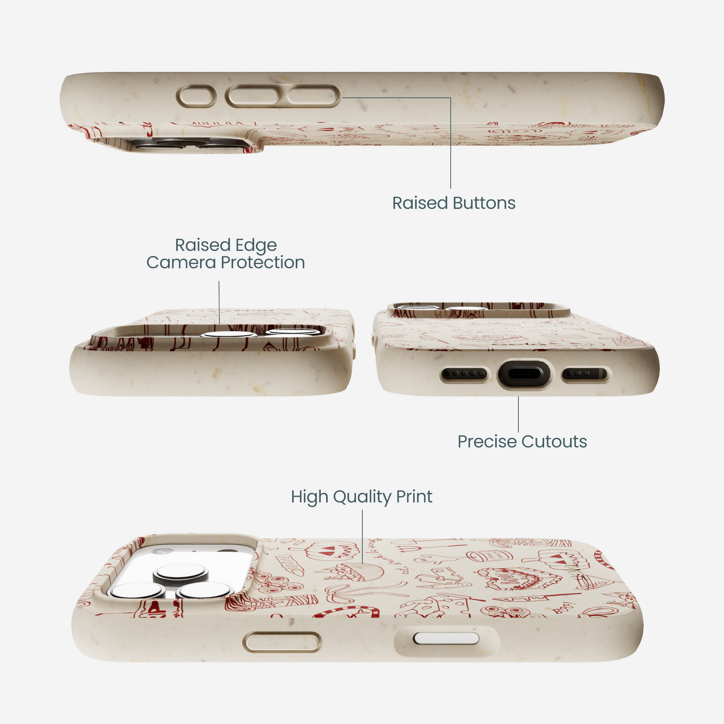 London Fog Spooky Dinner Party iPhone 17 Pro Case