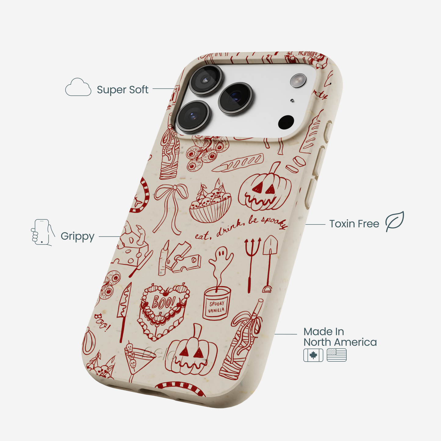 London Fog Spooky Dinner Party iPhone 17 Pro Case