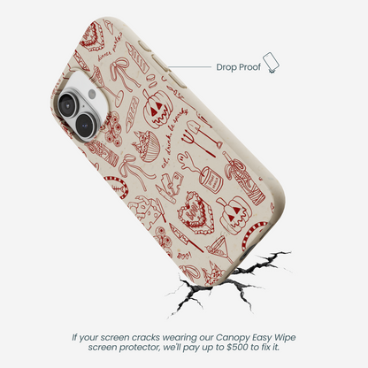 London Fog Spooky Dinner Party iPhone 17 Case