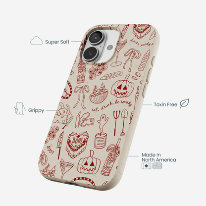 London Fog Spooky Dinner Party iPhone 17 Case