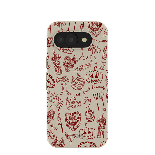 London Fog Spooky Dinner Party Google Pixel 10a Case