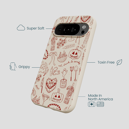 London Fog Spooky Dinner Party Google Pixel 10/10 Pro Case