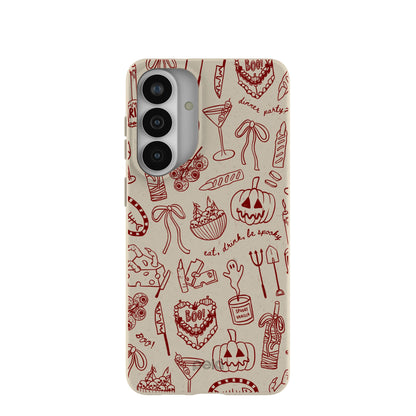 London Fog Spooky Dinner Party Samsung Galaxy S26+(Plus) Case