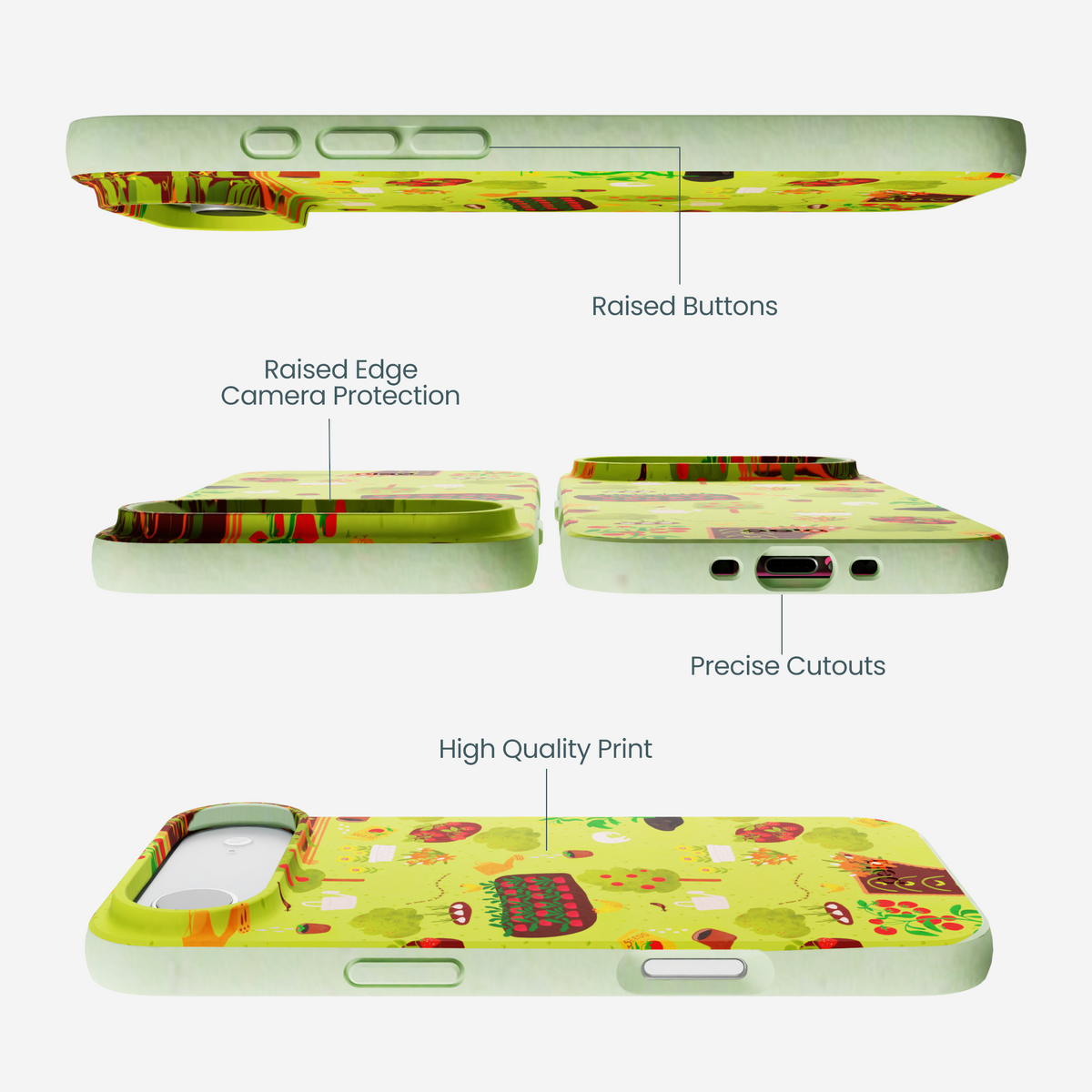 Sage Green Spring Garden iPhone Air Case