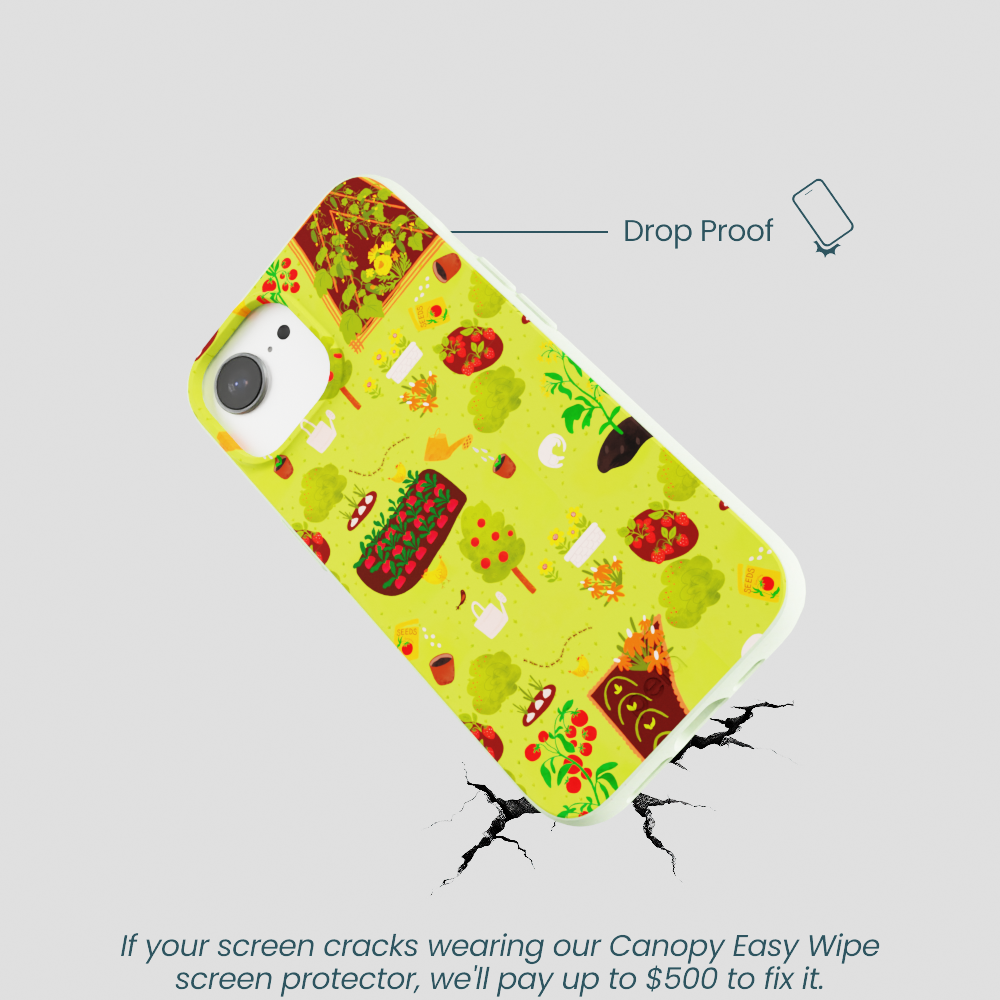 Sage Green Spring Garden iPhone 16e/17e Case