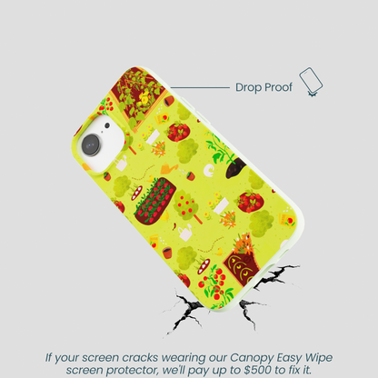 Sage Green Spring Garden iPhone 16e/17e Case