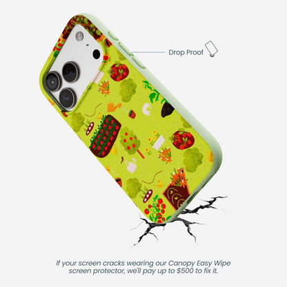 Sage Green Spring Garden iPhone 17 Pro Case