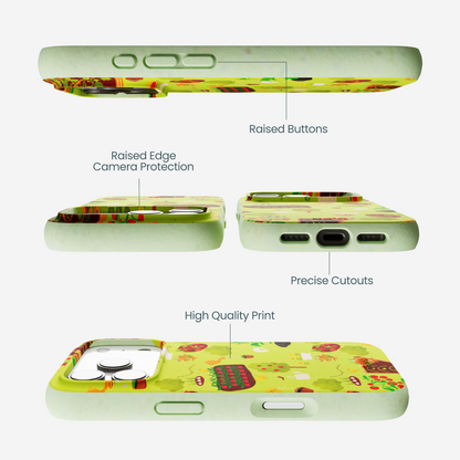 Sage Green Spring Garden iPhone 17 Pro Case