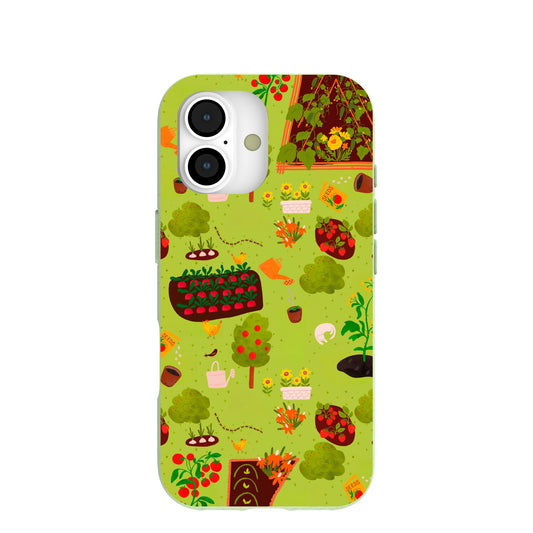 Sage Green Spring Garden iPhone 17 Case