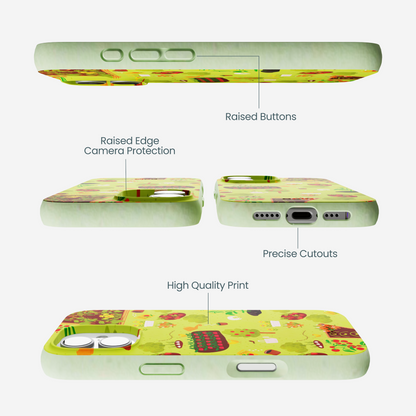Sage Green Spring Garden iPhone 17 Case