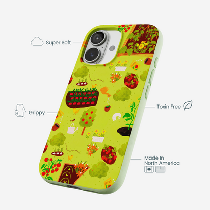 Sage Green Spring Garden iPhone 17 Case