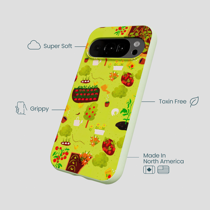 Sage Green Spring Garden Google Pixel 10/10 Pro Case