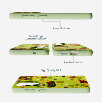 Sage Green Spring Garden Samsung Galaxy S26 Case