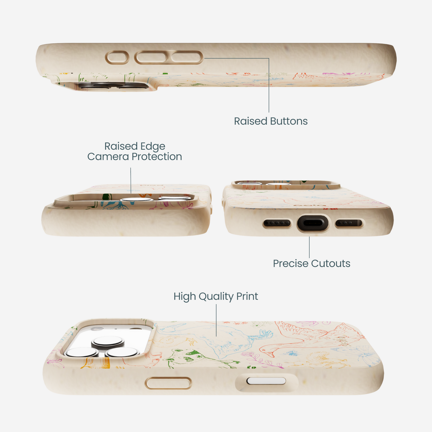 Seashell Springline Magic iPhone 17 Pro Case