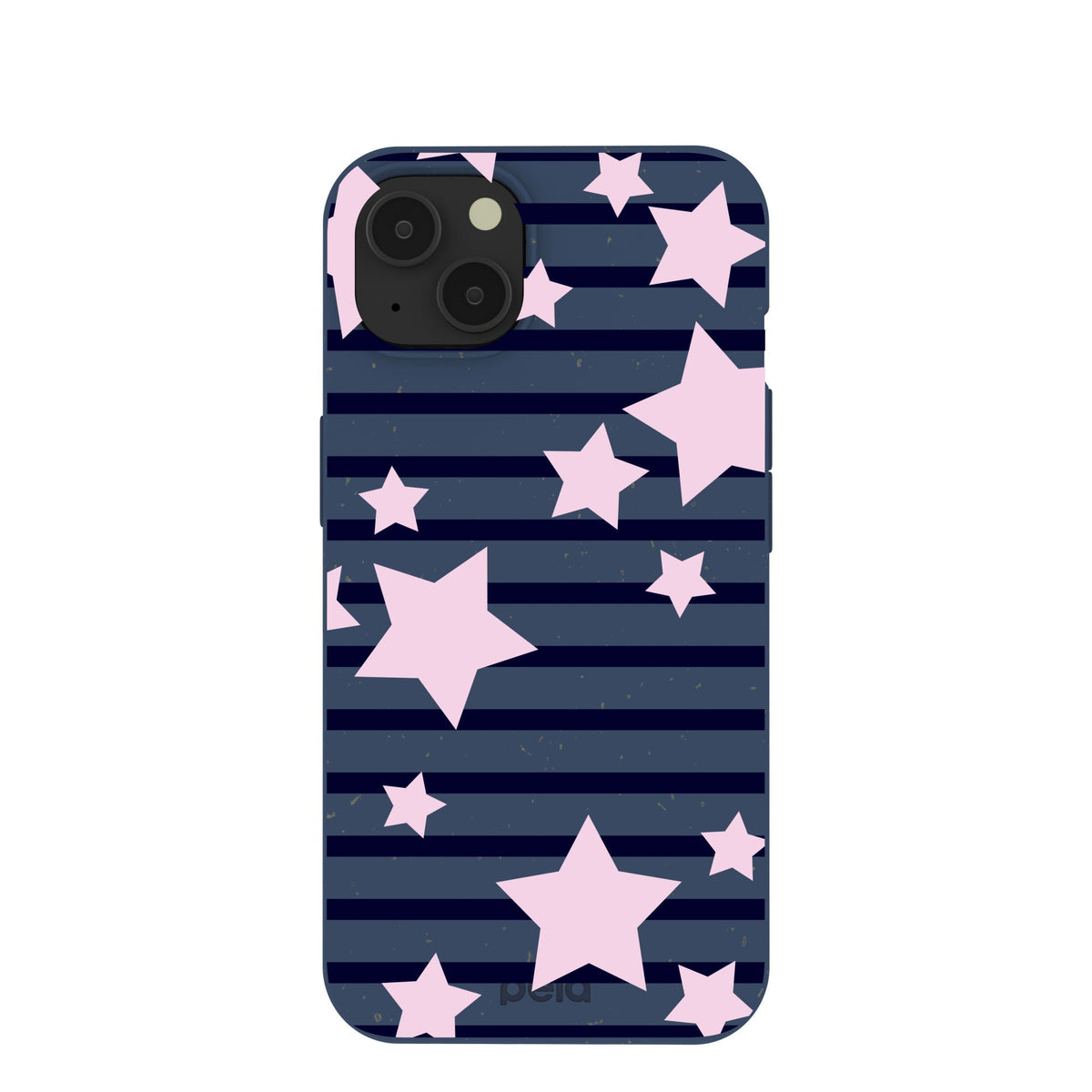 Navy Blue Star Girl Blush iPhone 13 Case