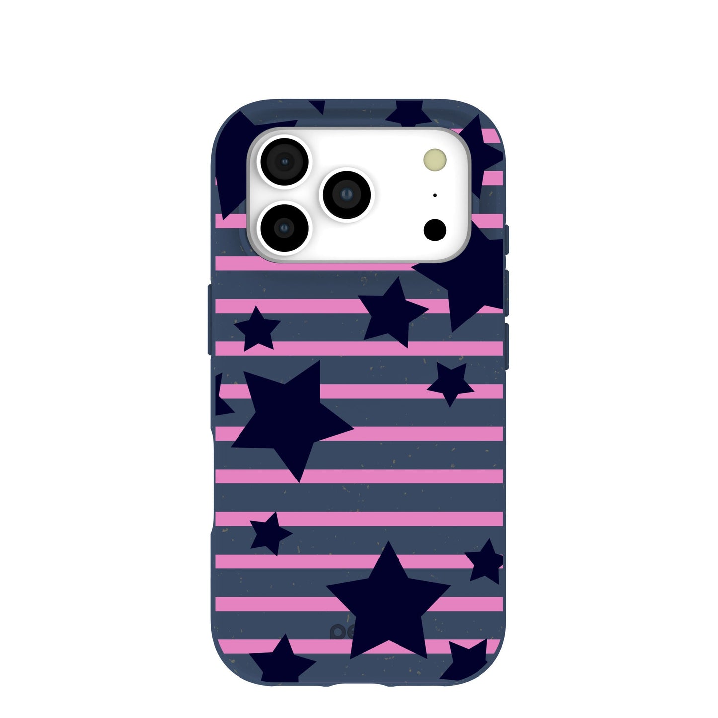 Navy Blue Star Girl iPhone 17 Pro Case