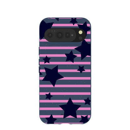 Navy Blue Star Girl Google Pixel 10 Pro XL Case