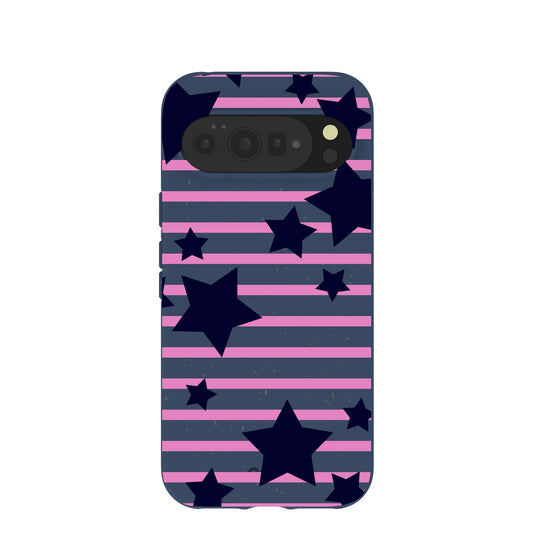 Navy Blue Star Girl Google Pixel 10 Pro XL Case