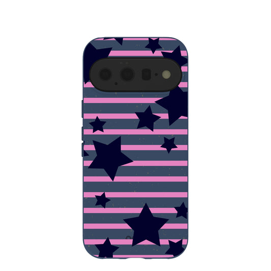 Navy Blue Star Girl Google Pixel 11 Case