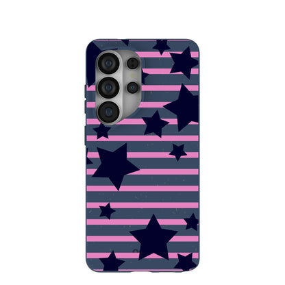 Navy Blue Star Girl Samsung Galaxy S26 Ultra Case
