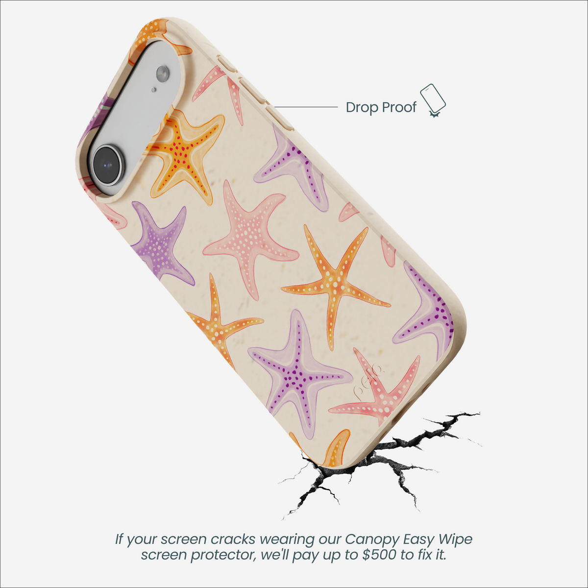 Seashell Starfish Parade iPhone Air Case
