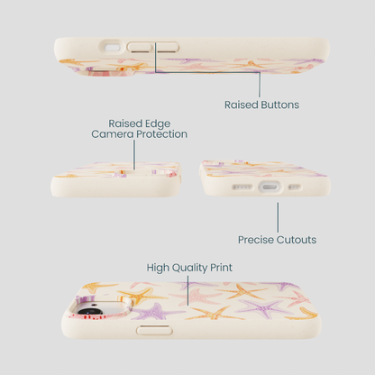 Seashell Starfish Parade iPhone 16e/17e Case
