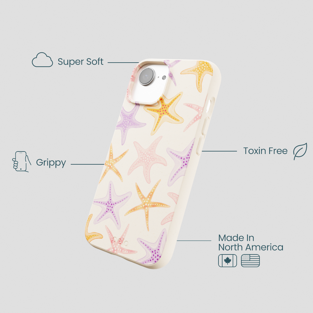 Seashell Starfish Parade iPhone 16e/17e Case