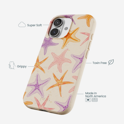 Seashell Starfish Parade iPhone 17 Case
