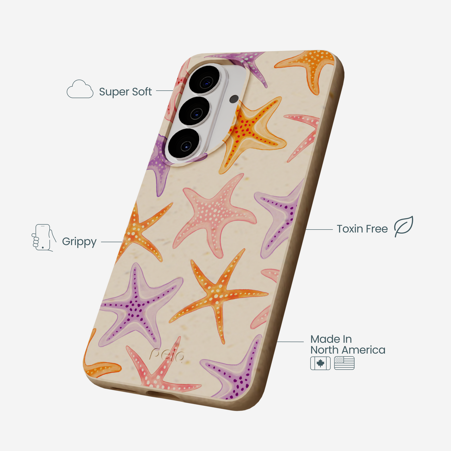Seashell Starfish Parade Samsung Galaxy S26 Case