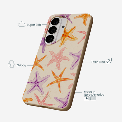 Seashell Starfish Parade Samsung Galaxy S26 Case