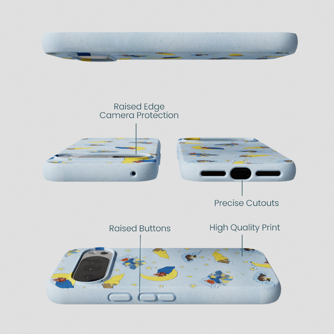 Powder Blue Starlight Sleep Google Pixel 10/10 Pro Case