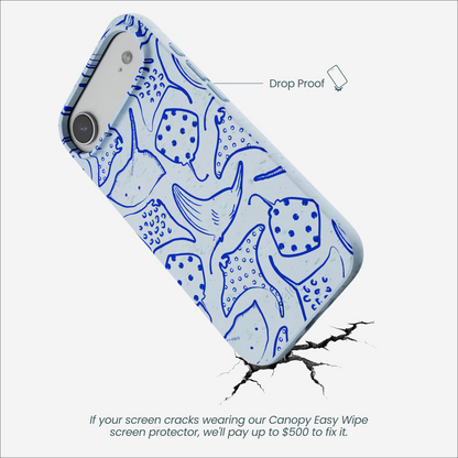 Powder Blue Stingray Fever iPhone Air Case