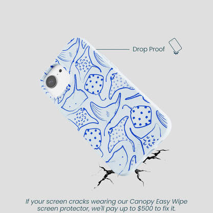 Powder Blue Stingray Fever iPhone 16e/17e Case