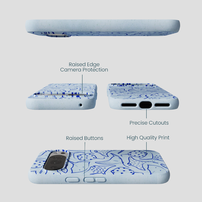 Powder Blue Stingray Fever Google Pixel 10/10 Pro Case