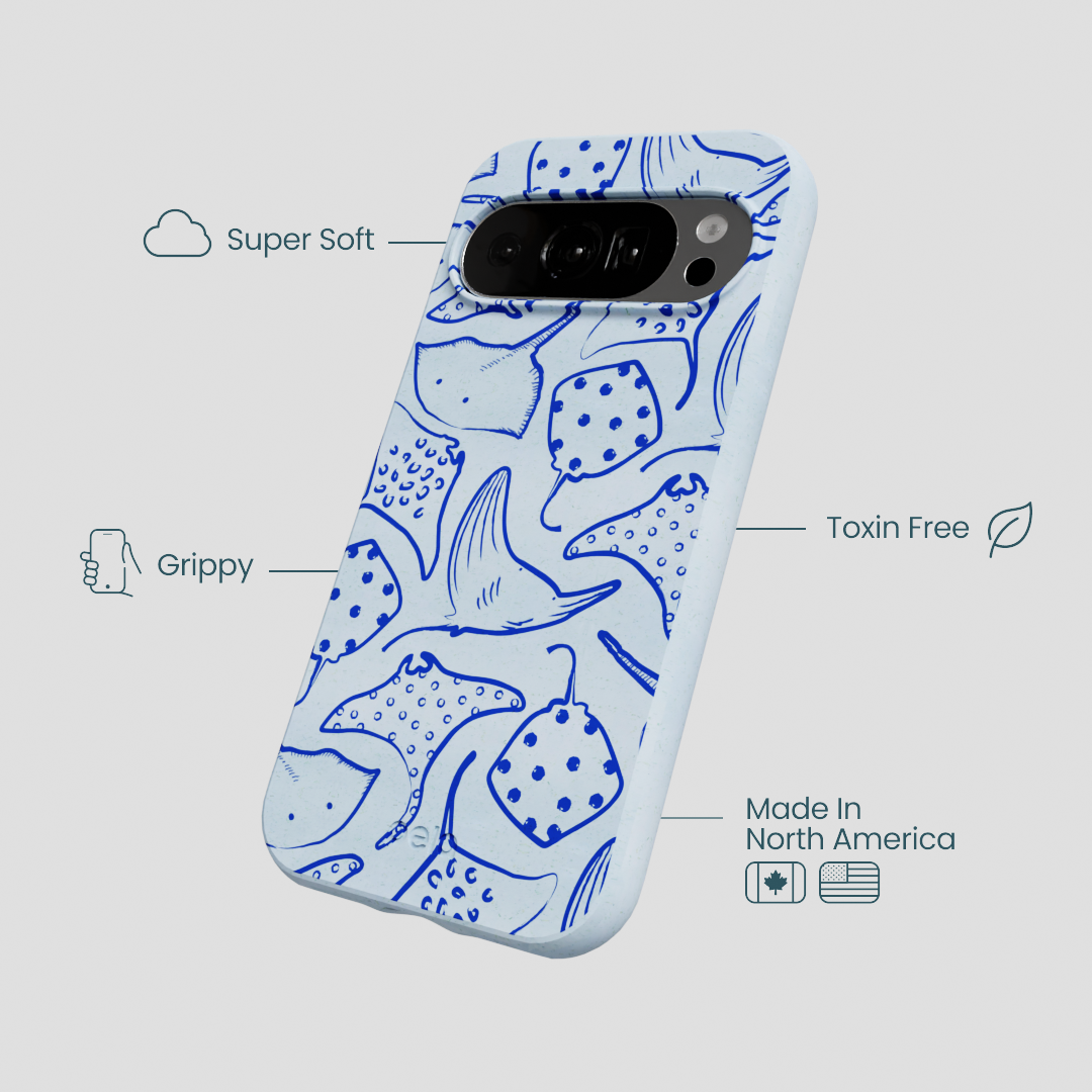 Powder Blue Stingray Fever Google Pixel 10/10 Pro Case