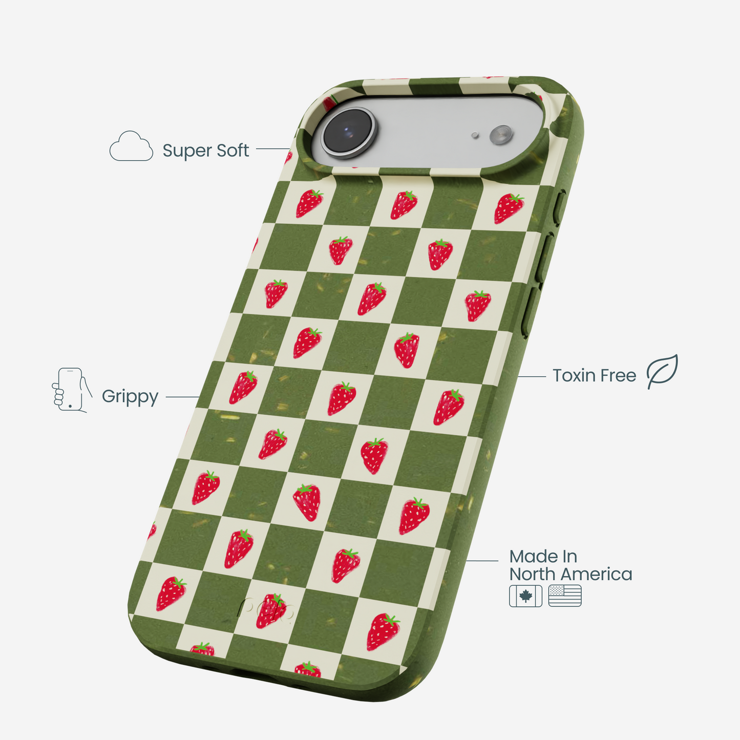 Forest Floor Strawberry Field iPhone Air Case