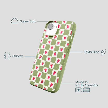 Forest Floor Strawberry Field iPhone 16e/17e Case