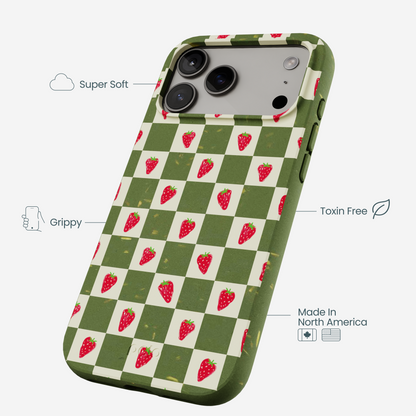 Forest Floor Strawberry Field iPhone 17 Pro Max Case