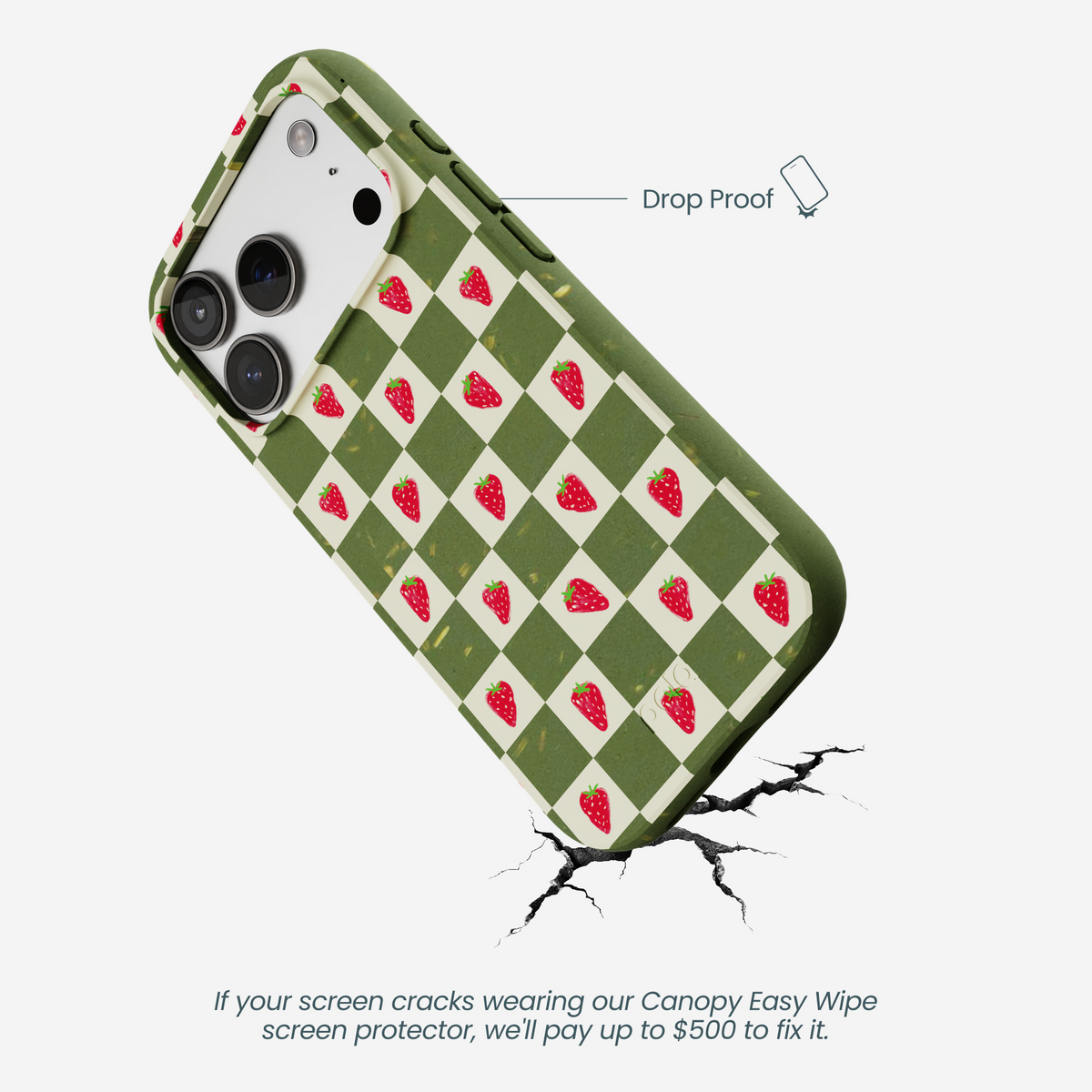 Forest Floor Strawberry Field iPhone 17 Pro Case