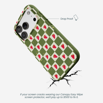 Forest Floor Strawberry Field iPhone 17 Pro Case