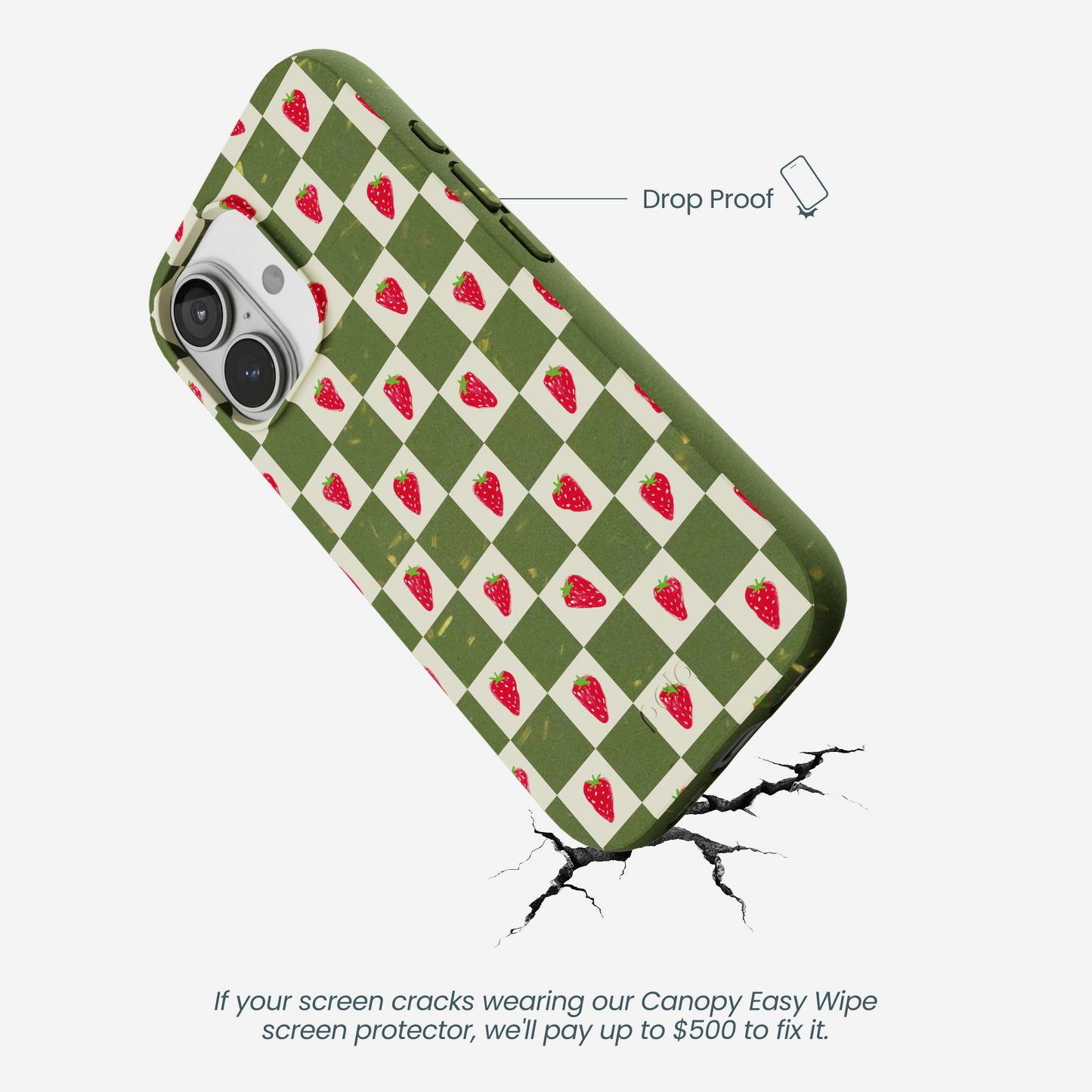 Forest Floor Strawberry Field iPhone 17 Case
