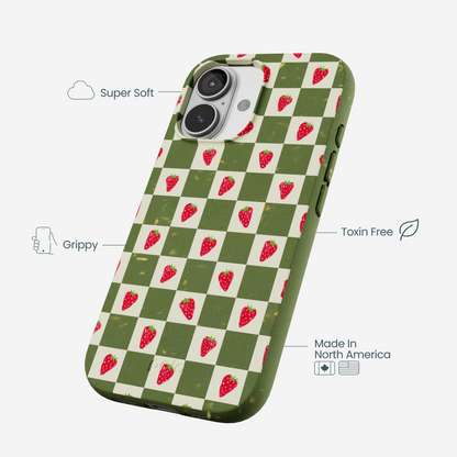Forest Floor Strawberry Field iPhone 17 Case