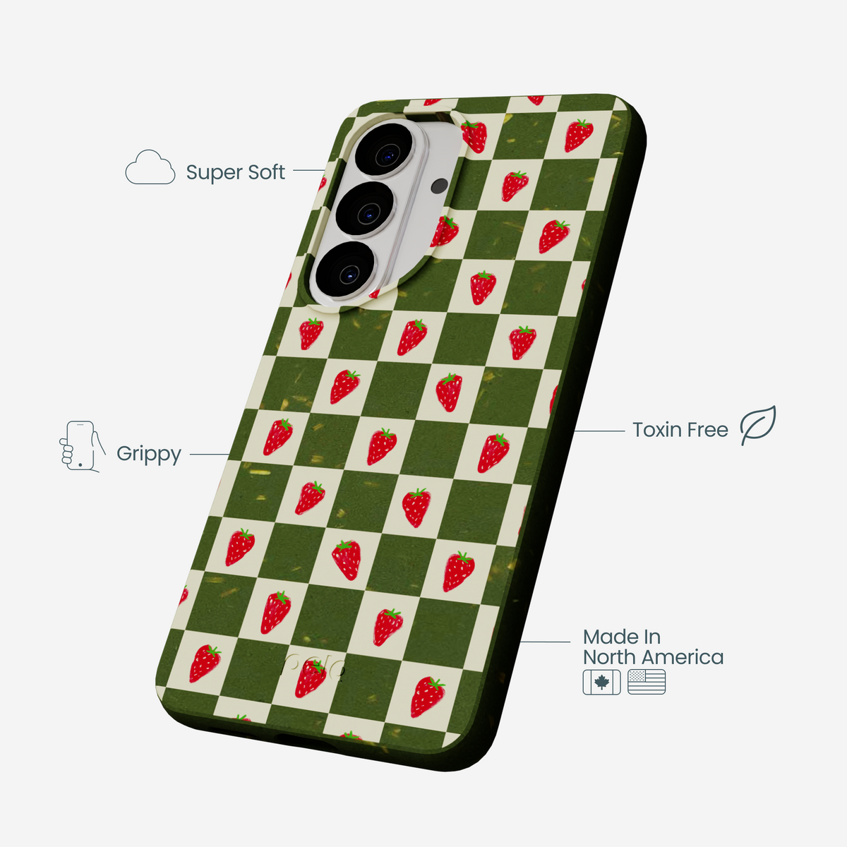Forest Floor Strawberry Field Samsung Galaxy S26 Case