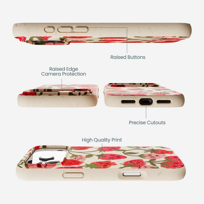 Seashell Strawboories iPhone 17 Pro Max Case